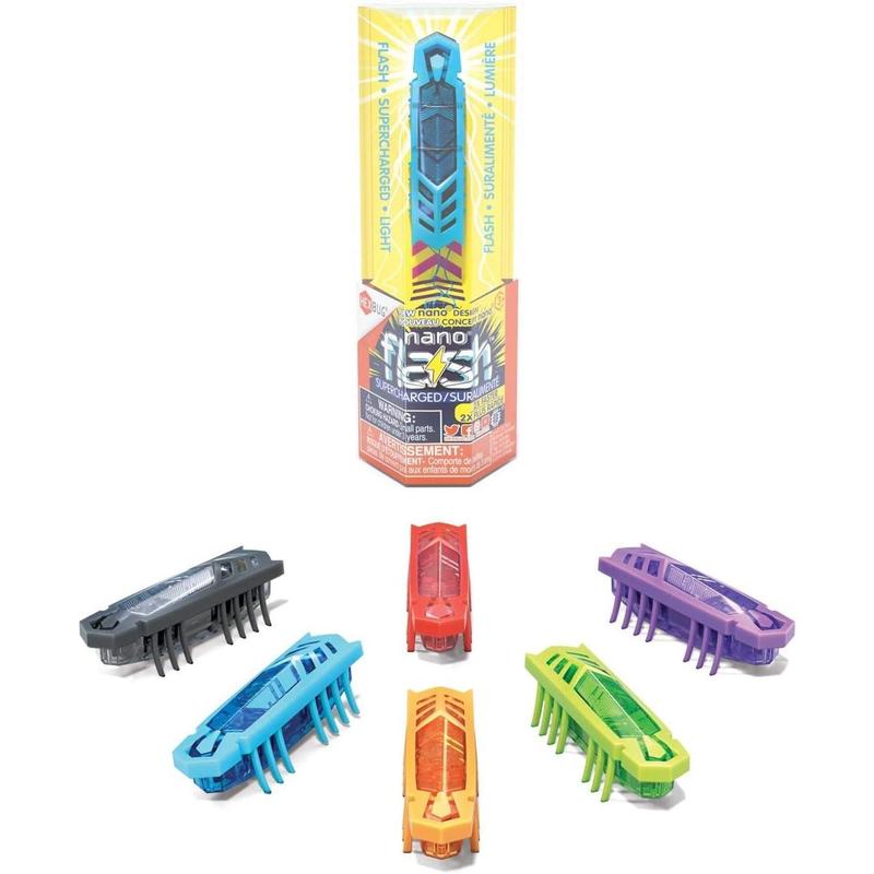 HEXBUG Flash Nano Single - Interactive Sensory Vibration Toy for Kids - Assorted Colors