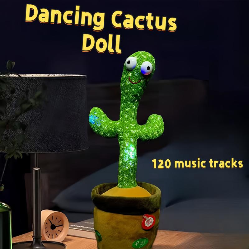 Dancing Cactus Toys,Talking SingingToy,Repeats & Recording What YouSay,Latest Cactus BirthdayGift,Prank Toy,Tricky Toy C1