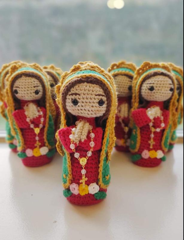 Virgencita of Guadalupe Crochet Amigurumi Doll