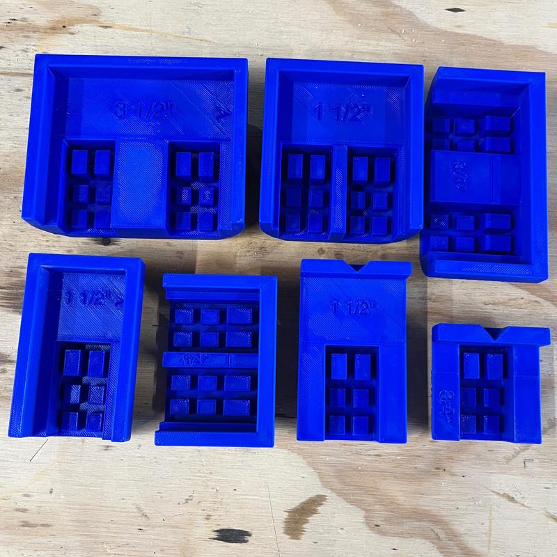 7 Jig Set - Woodworking Jigs For Kreg Jig Mini Pocket Hole Jig