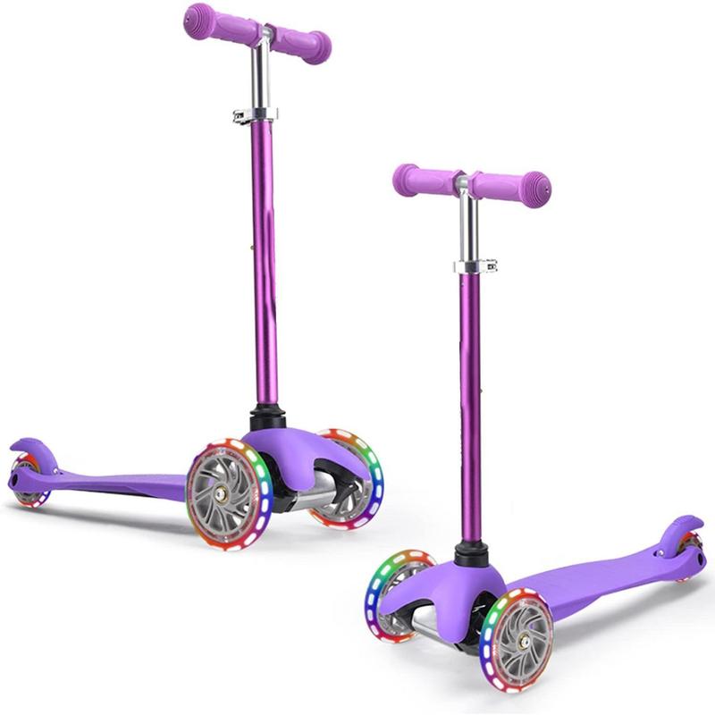 3 Wheel Scooters for Kids, Kick Scooter for Toddlers 3-6 Years Old, Boys and Girls Scooter with Light Up Wheels, Mini Scooter for Children