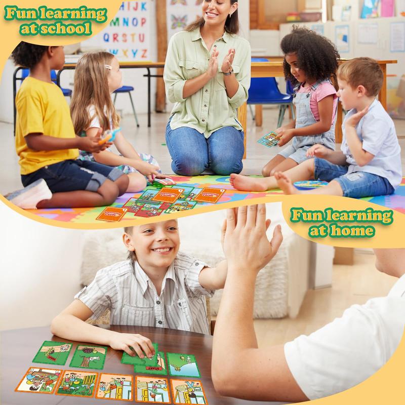 Sequencing Cards, Sequence Game, Improve Storytelling, Social Skills, Sentence Building, Learning Activities toys