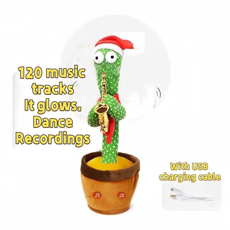 Dancing Cactus Toys,Talking SingingToy,Repeats & Recording What YouSay,Latest Cactus BirthdayGift,Prank Toy,Tricky Toy C1