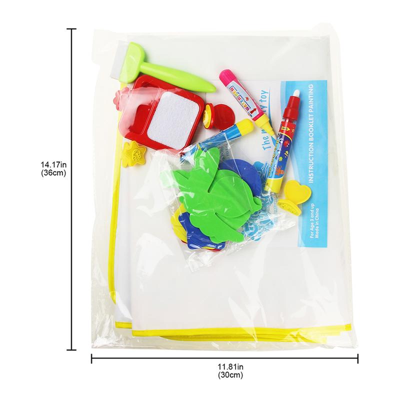 39″×27″ Water Doodle Mat Reusable Drawing Writing Doodle Board Toy Educational