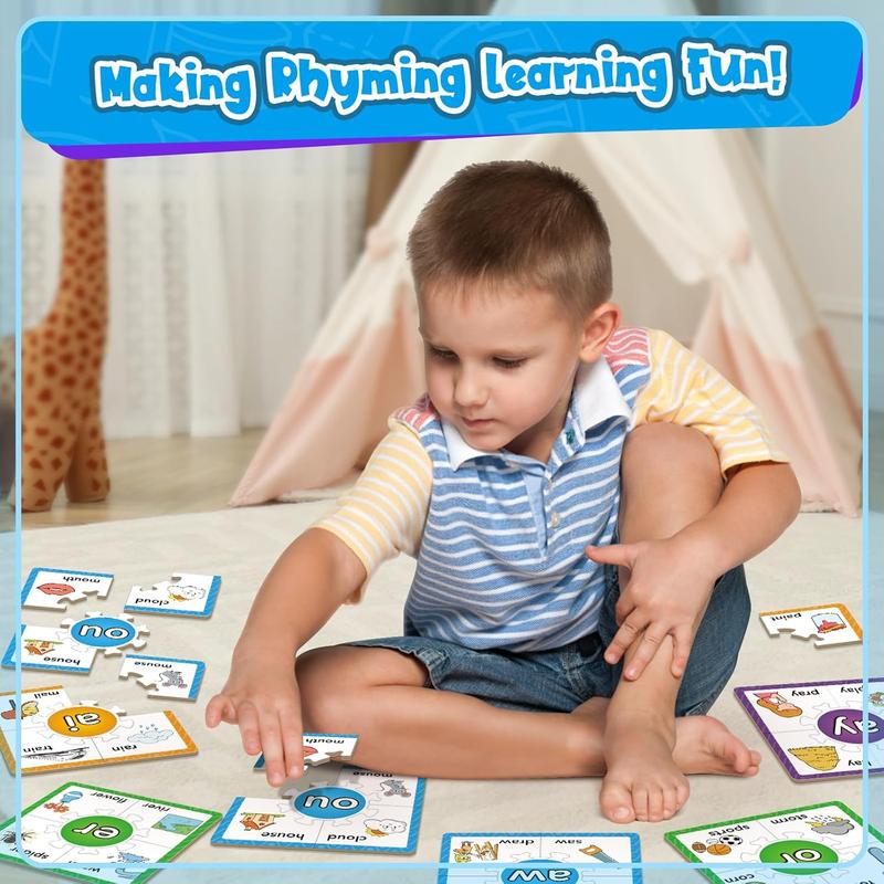 Phonics Puzzle Games, Spelling Games, Phonics Flash Cards, Sight Word Flash Cards for Toddlers, Learning Educational Toys, Kids Preschool Learning Activities, Homeschool Supplies, Learn to Read