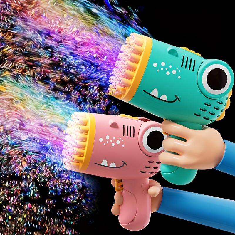 1pc Portable Electric Automatic Bubble Gun With LED Lights, Birthdays, Outdoor Gatherings, And As A Gift For Boys And Girls, Creating A Magical Atmosphere