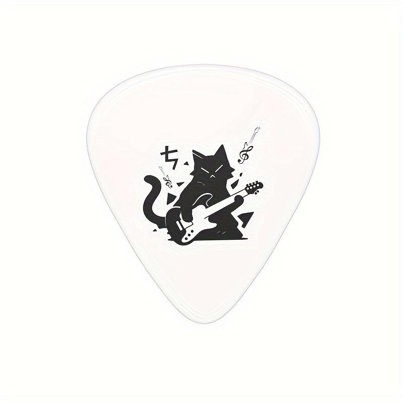 Cool Cat Pattern Guitar Pick, 1 Count Variety Thickness Assorted Guitar Pick, Music Accessories for Acoustic, Electric & Bass Guitars, Unique Gift for Guitarists