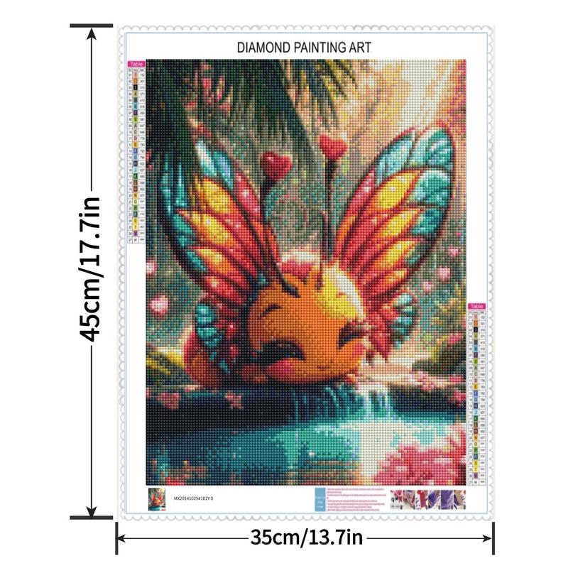 Butterfly Design DIY Diamond Arts Colorful Painting Kit without Frame, DIY 5D Diamond Arts Colorful Painting Kit for Christmas Gift, Wall Art Decor for Home Living Room Bedroom