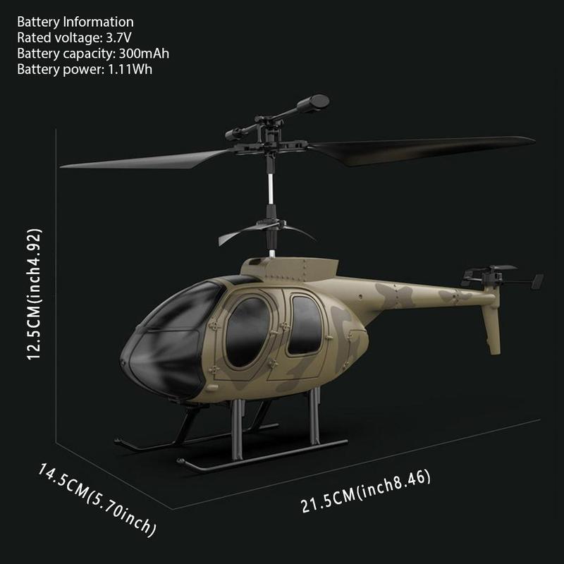 Remote Control Helicopter Toys for Kids 3.5 Channel Military Fan Combat Aircraft Air Pressure Fixed Height Electric Remote Control Toy Airplane Kids Toys