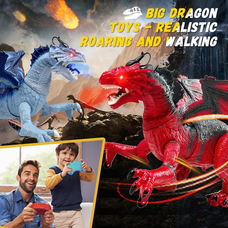 Remote Control Dragon Toy, Best Gift for Boys, Best Dream for Fan's Run-Fast Dino Girls Gift and Boy Gift Christmas Gift