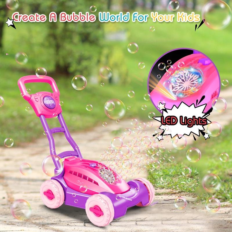 Christmas 2024 Gifts for Kids Zerhunt Bubble Blaster Machine Automatic Bubble Lawn Mower Toy Gifts for Kid Girl and Boy's Birthday Backyard Toy: Outdoor Toys for Birthday Gifts| Bubble Machine for Kid