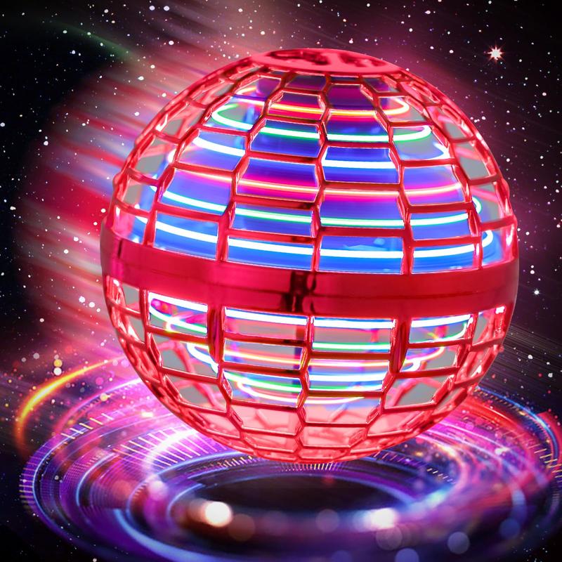 Flying Orb Ball Flying Toys: 360°Rotating Hand Controlled Galaxy Ball Cosmic Globe Hover Ball Toys Gifts for Boys Girls