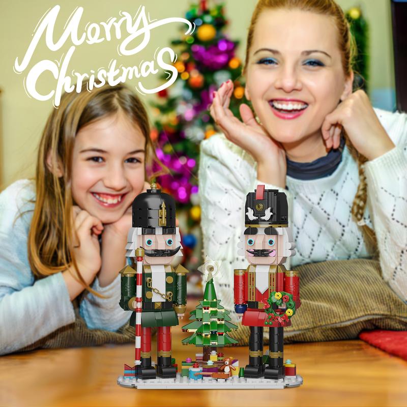 2024 Newest Christmas Nutcracker Building Blocks Set, Perfect Halloween Toys and Gifts for Fans and Kids (690 pcs)