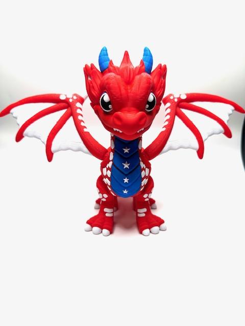 Monster Egg Large Articulated Dragon with extra goodies added Articulating Items 3d printed fun