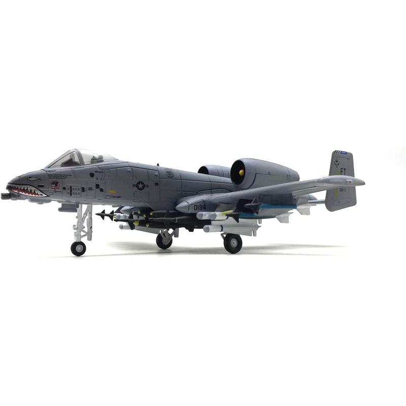 Enatuther 1 100 A-10 Warthog Model A10 Thunderbolt II Jet Plane Attack Plane Fighter Military Model Diecast Plane Model for Collection or Gift