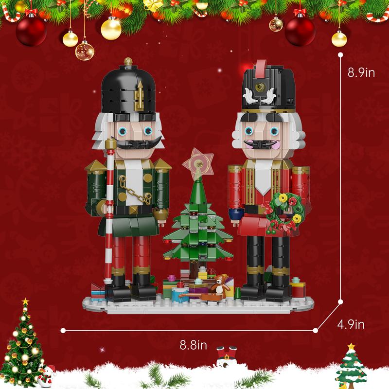 2024 Newest Christmas Nutcracker Building Blocks Set, Perfect Halloween Toys and Gifts for Fans and Kids (690 pcs)