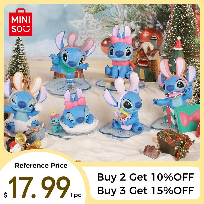 MINISO Lilo & Stitch Collection Bunny Winter Story Series FULL CASE Blind Box blind boxes