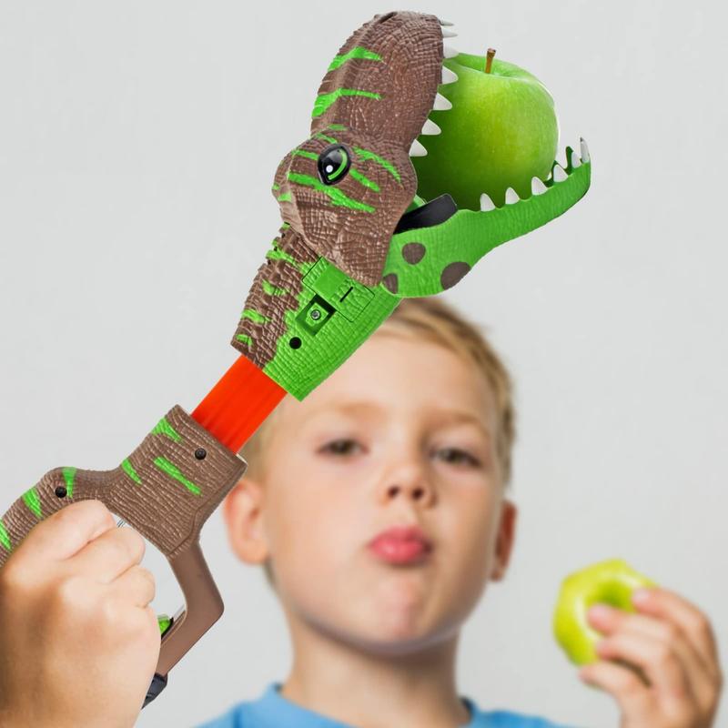 Dinosaur Chomper Toys for Kids with 3 Roar Sounds and Light Jurassic Dinosaurs Grabber Claw T-Rex Reacher Robot Hand Pincher Dino Snapper