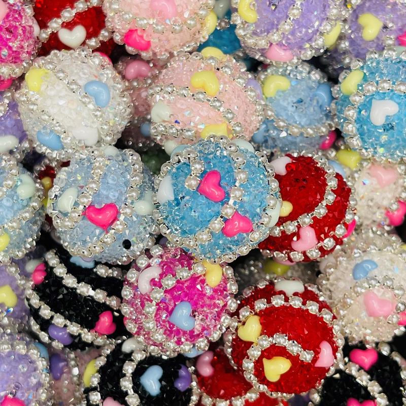 Elegant Fancy Bead Collection - Sparkling Rhinestones, Bold Colors & Unique Textures for Jewelry Making