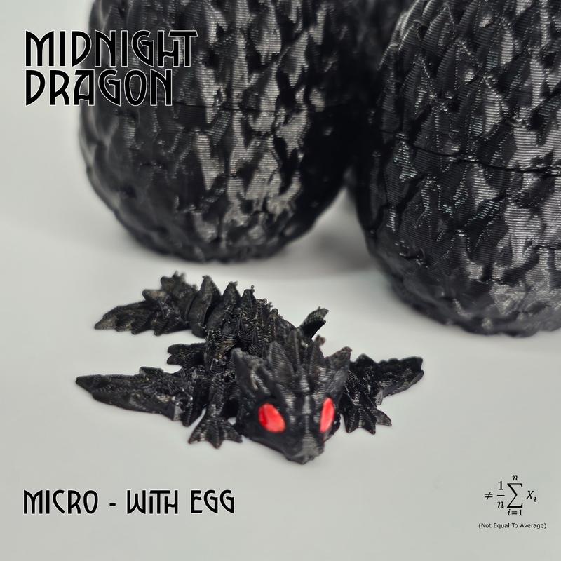 Micro Dragon - 1 Egg containing 1 Dragon, Perfect Stocking Stuffer!