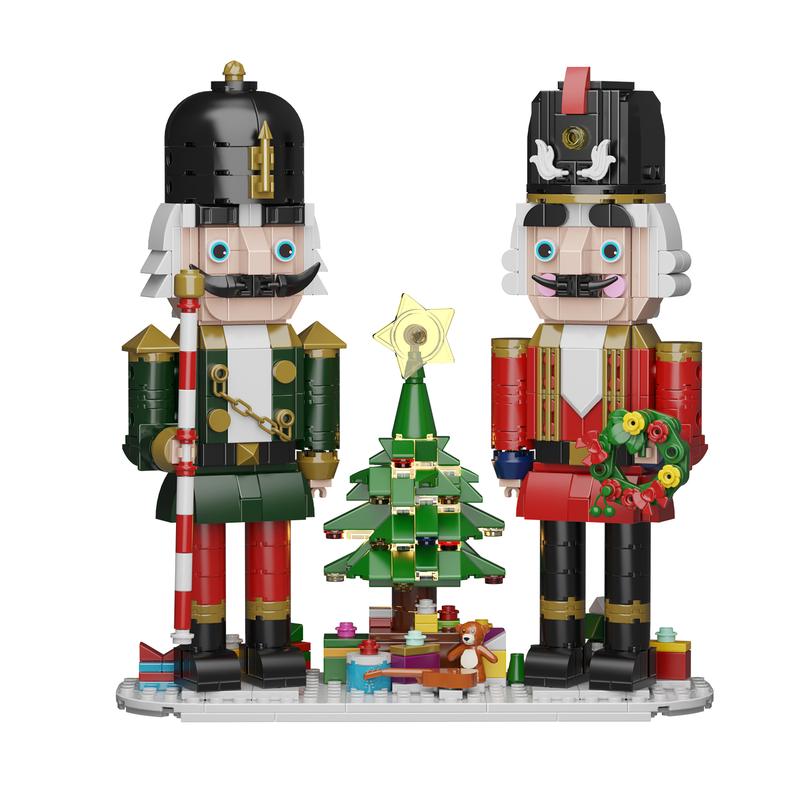 2024 Newest Christmas Nutcracker Building Blocks Set, Perfect Halloween Toys and Gifts for Fans and Kids (690 pcs)