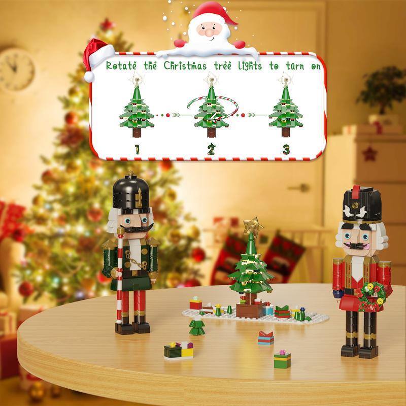 2024 Newest Christmas Nutcracker Building Blocks Set, Perfect Halloween Toys and Gifts for Fans and Kids (690 pcs)