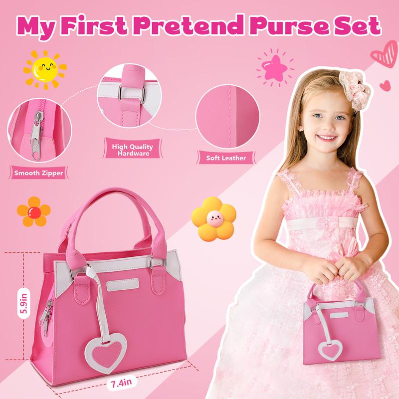 Role-Play Toys Little Girls Purse Set doctor fruit  for  3+ Girls Christmas New Year Gift