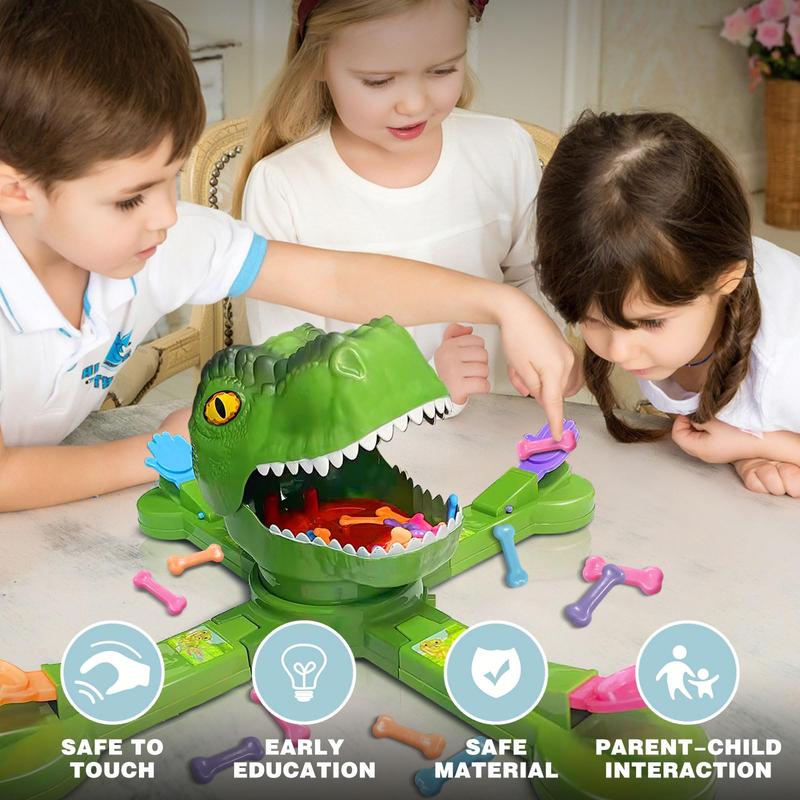 Dinosaur bone gnawing party prank board game, family entertainment company team building friend party must choose, multiplayer game