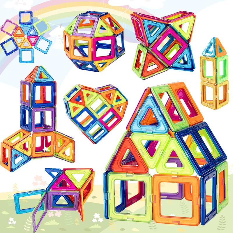 Colorful Building Block Toy, 1 Box Geometry Building Blocks, Math Learning Building Blocks, Party Favors, DIY Kits for Teens