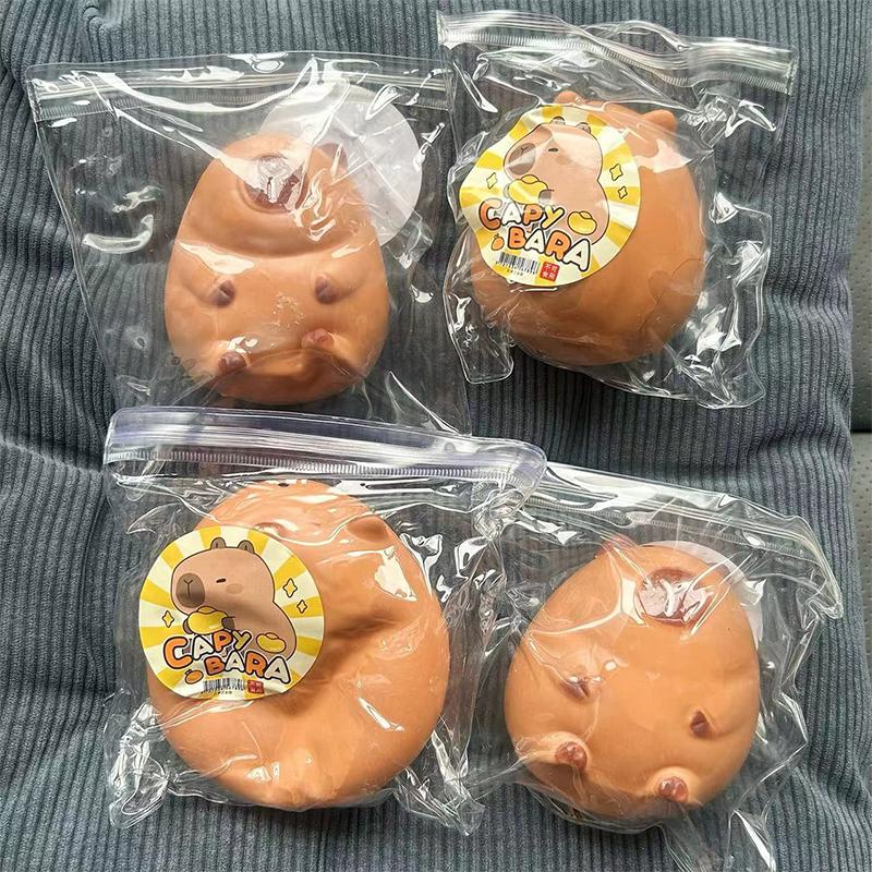 Cute Cartoon Capybara Mochi Pinching Toy Squishy Toy Slow Rebound Decompression Toys Stress Release Hand Relax Gifts