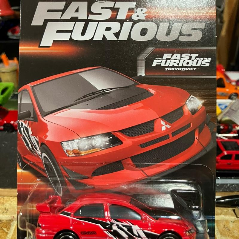 Hotwheels fast and the furious Tokyo drift Red Evo nine