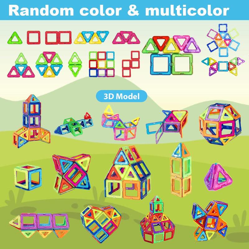 Colorful Building Block Toy, 1 Box Geometry Building Blocks, Math Learning Building Blocks, Party Favors, DIY Kits for Teens