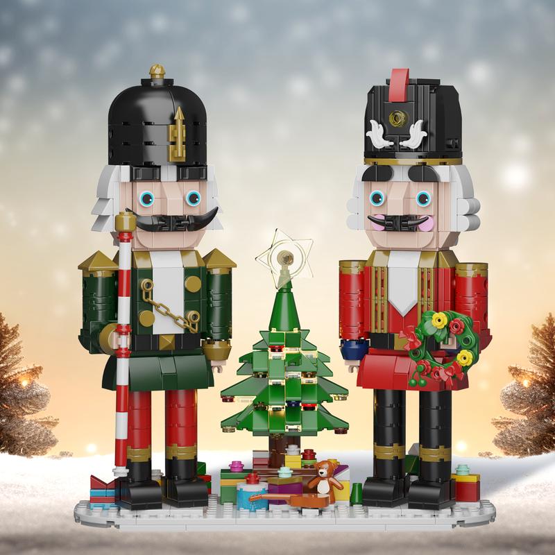 2024 Newest Christmas Nutcracker Building Blocks Set, Perfect Halloween Toys and Gifts for Fans and Kids (690 pcs)