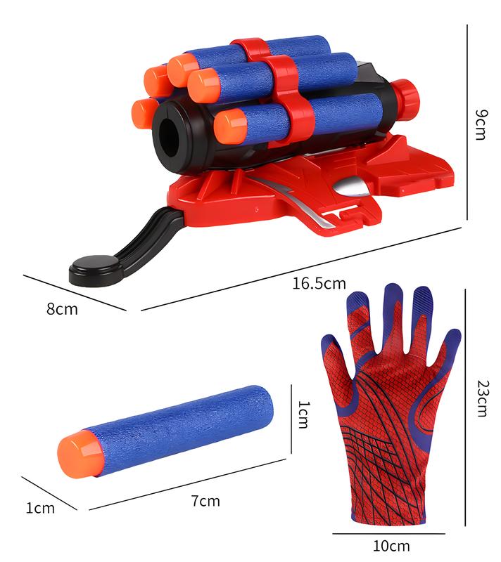 Web Shooters for Kids，Spider Glove Launcher Spider Superhero Toys Cool Kids Toys