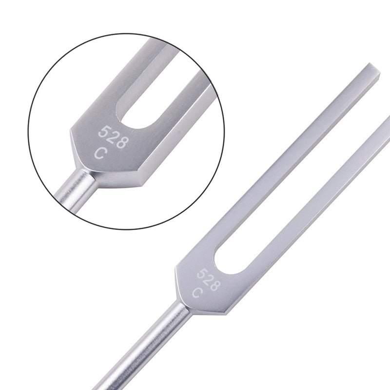 Solar Plexus Tuning Fork 528HZ - Tuner with Mallet Set