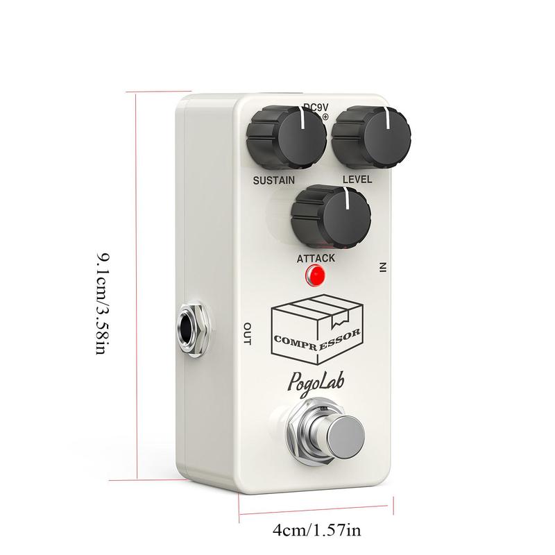 Compressor Guitar Effect Pedal, Mini Compressor Pedal, Guitar Pedal Compressor, Music Accessories for Guitar, Guitar Effects, Stocking Fillers Gift, Christmas Gift