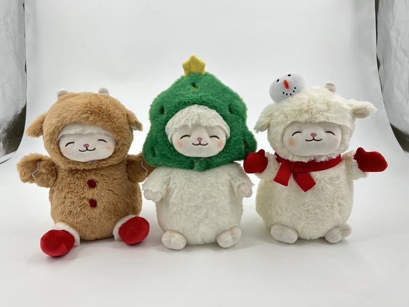 MINISO Baa Baa Sheep Series Cute Plush Doll For Christmas Stuffed Toys Comfortable In Hand Lovely Sheep Doll Chriatmas Gift Birthday Gift For Kid