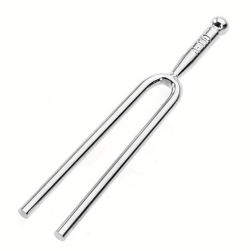 Standard A 440 Hz Tuning Fork, 1 Count Stainless Steel Musical Instrument Accessories, Violin Viola Cello A Tone Tuner, Music Accessories for Gift