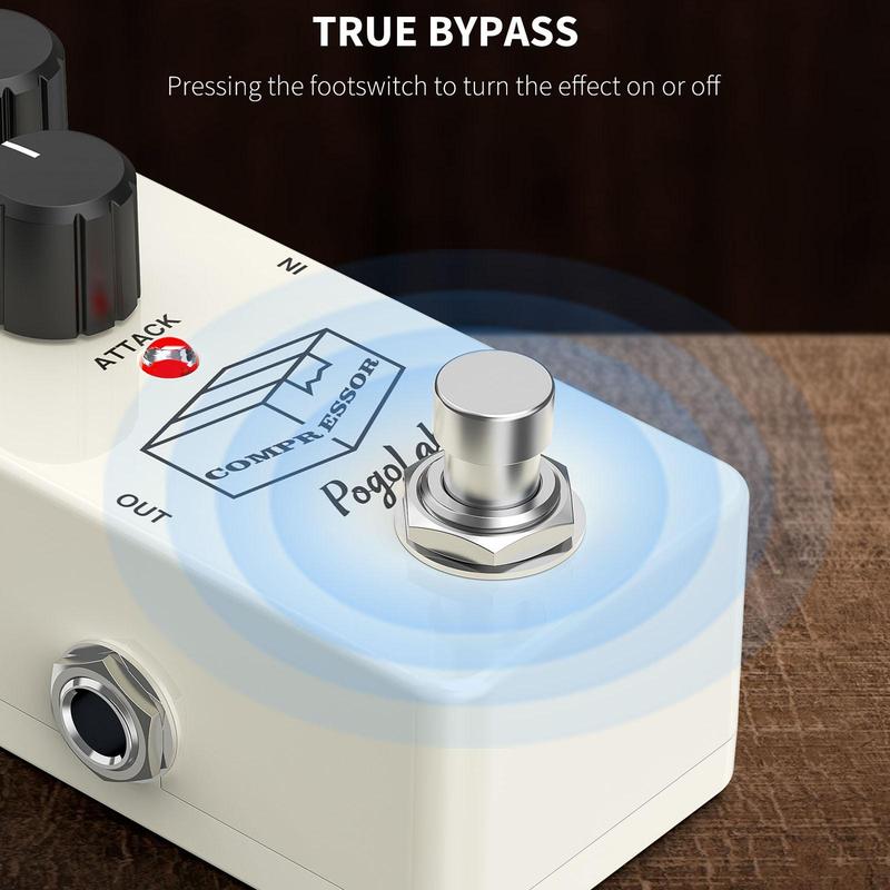 Compressor Guitar Effect Pedal, Mini Compressor Pedal, Guitar Pedal Compressor, Music Accessories for Guitar, Guitar Effects, Stocking Fillers Gift, Christmas Gift