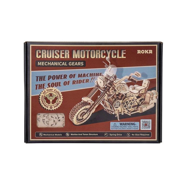 ROKR Cruiser Motorcycle LK504 3D Wooden Puzzle