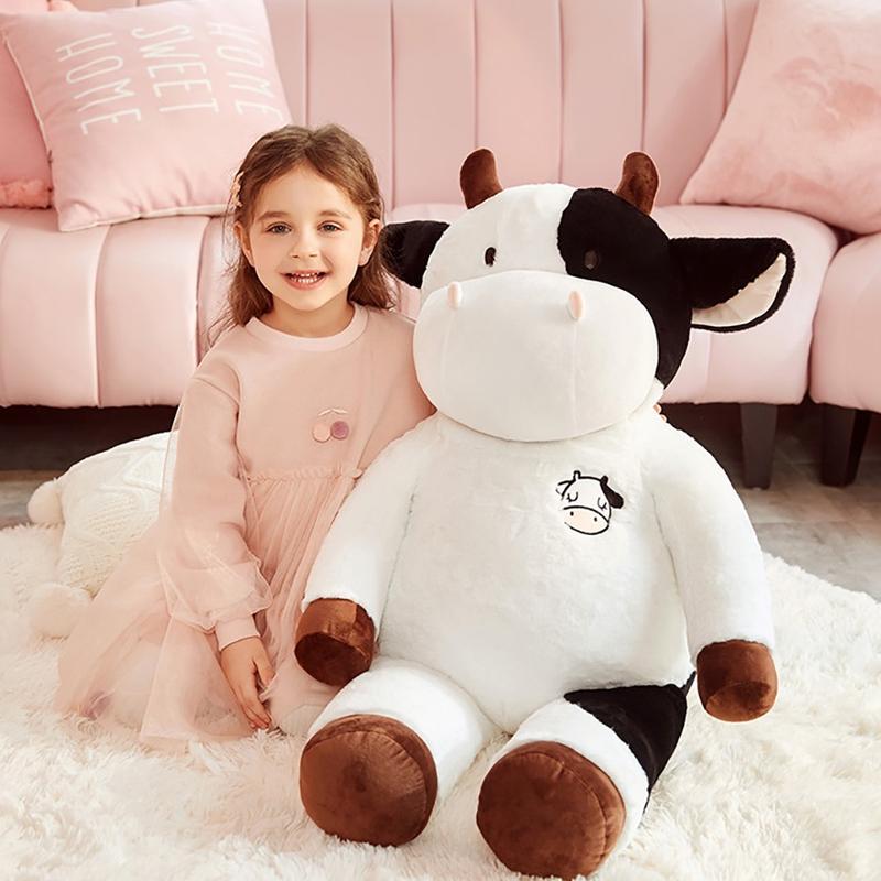 IKASA Giant Cow Stuffed Animal, 30 Inches Big Large Cow Plush Toy