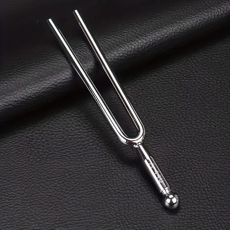 Standard A 440 Hz Tuning Fork, 1 Count Stainless Steel Musical Instrument Accessories, Violin Viola Cello A Tone Tuner, Music Accessories for Gift