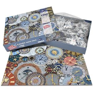 Huadada jigsaw puzzle  1000 pieces“Colorful Tower clock