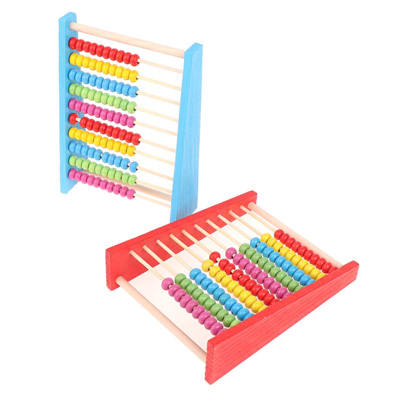 Wooden Abacus Child Math Educational Learning Toy Calculat Bead Counting Kid Toy