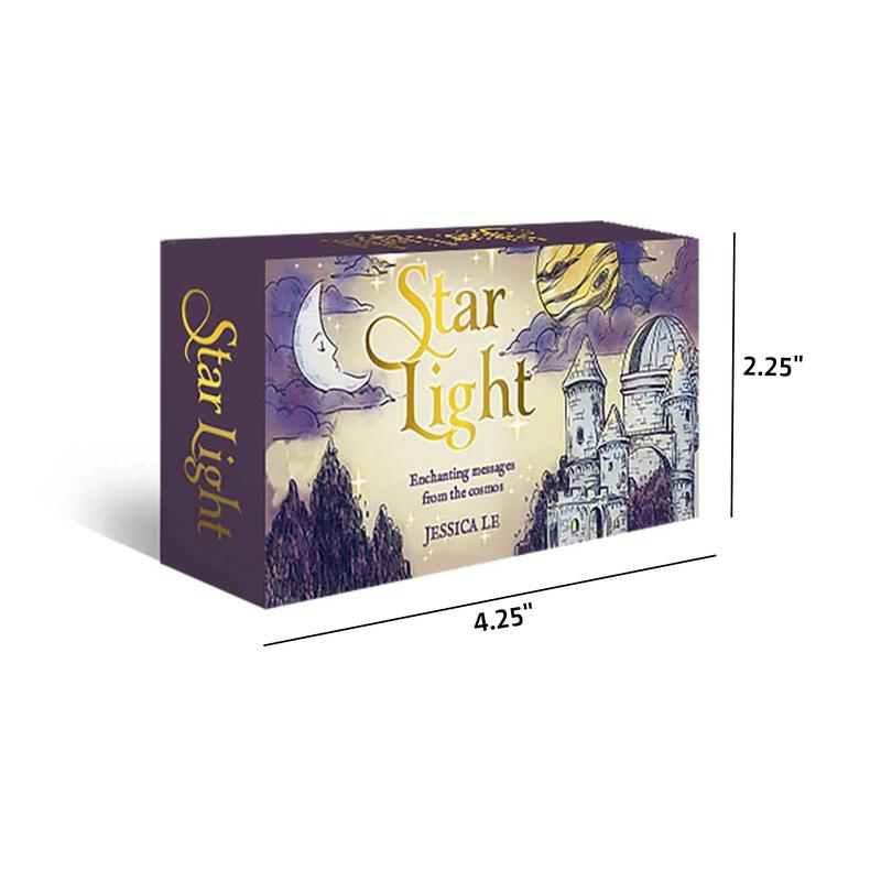 Star Light: Enchanting Messages From the Cosmos (40 full-color oracle card deck) (Mini Inspiration Cards); tarot card deck, unique oracle deck