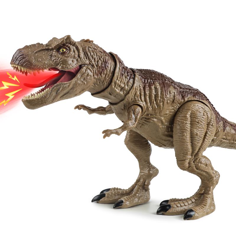 Dinosaur Island Stand T-rex Toy Water Spray - Gift for Boys and Holidays