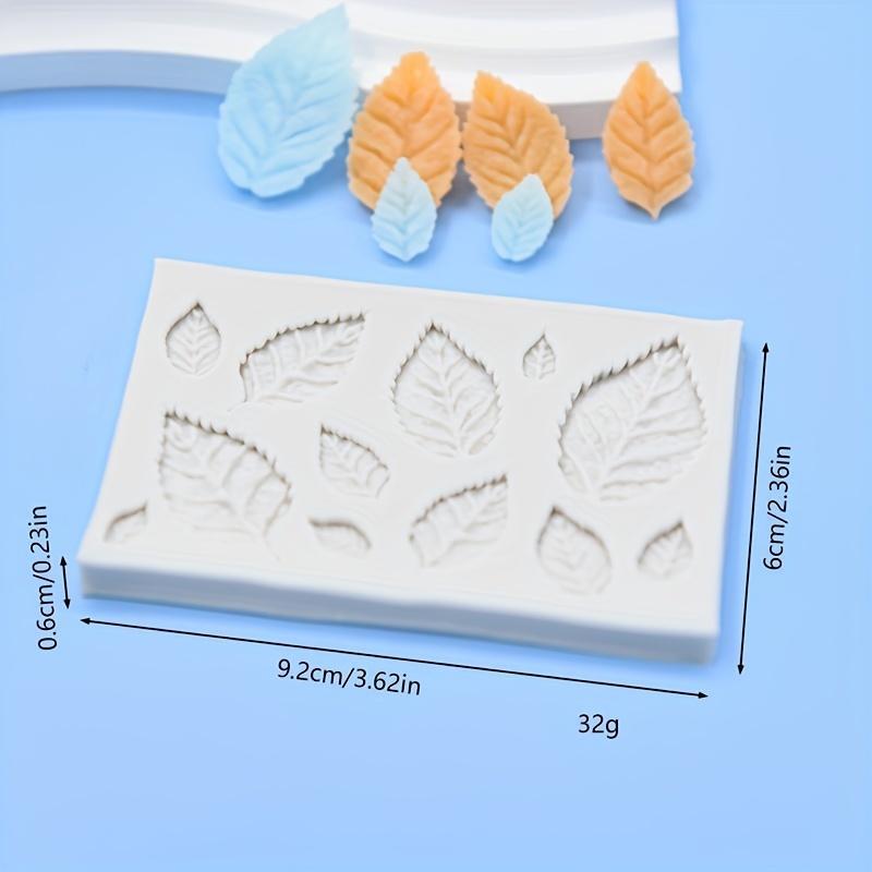 Leaf Shaped Silicone Mold, Multifunctional Leaf Shaped Silicone Mold, DIY Silicone Mold For Candle Soap Making