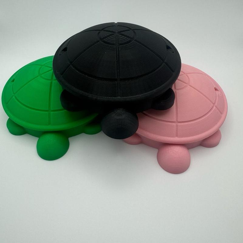 Smiley Crafts Depot, Desktop Turtle Sandbox, friends and coworkers, 3D Printed Relaxing Toy for Adults