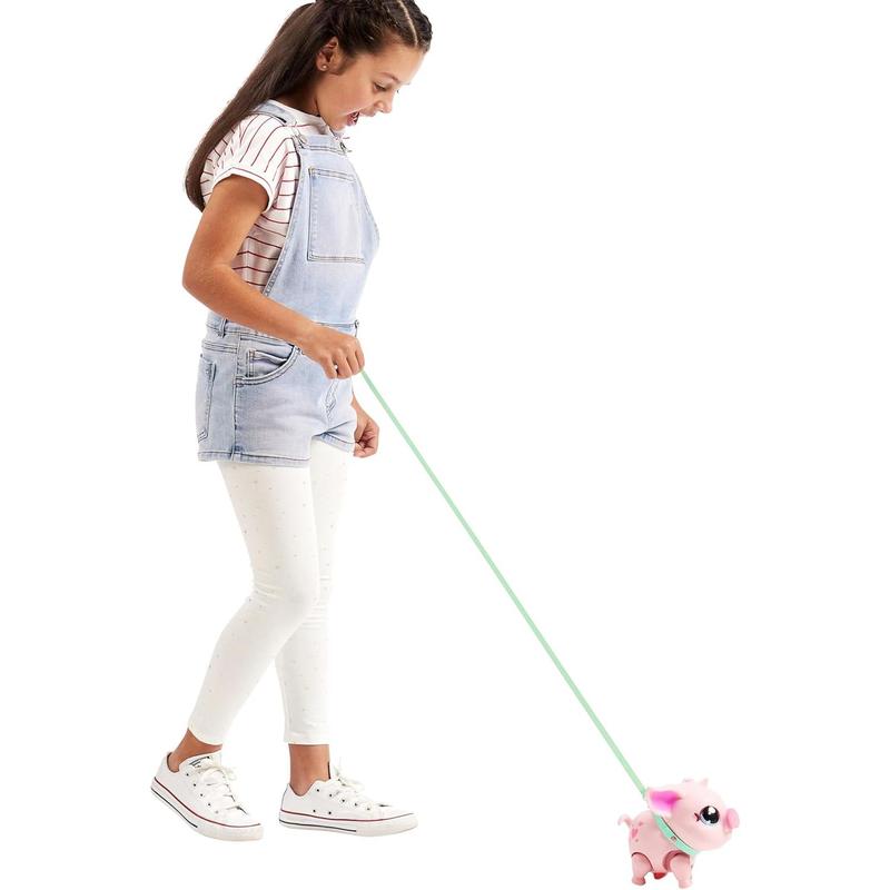 Little Live Pets - My Pet Pig: Piggly | Soft and Jiggly Interactive Toy Pig That Walks, Dances and Nuzzles. 20+ Sounds & Reactions. Batteries Included. for Kids Ages 4+