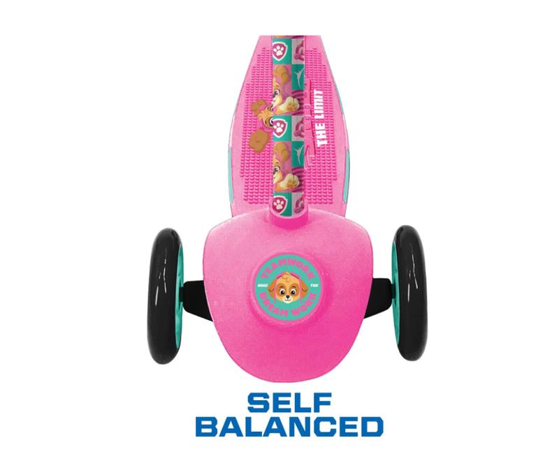 Paw Patrol 3 Wheel Scooter and Helmet Set - Pink - Skye - 50lbs - Unisex - Toddler - Ages 2-5